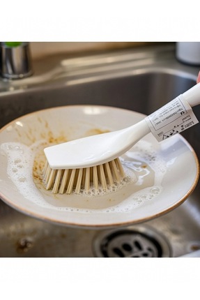 Antagen Plastik Bulaşık Fırçası-antagen Beyaz Image 2
