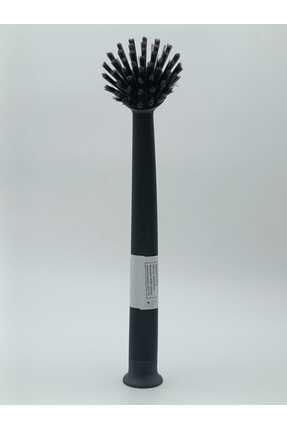 Vantuzlu Plastik Bulaşık Fırçası bulaşık teli Siyah Image 0