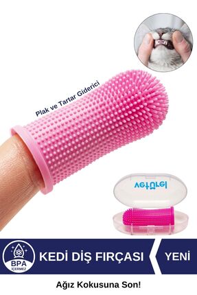 Kedi Diş Fırçası Pratik Silikon Parmak Fırça Image 0