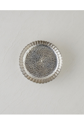 Regina Metal Dekoratif Tabak 15 x 15 x 4.5 cm Silver Image 2