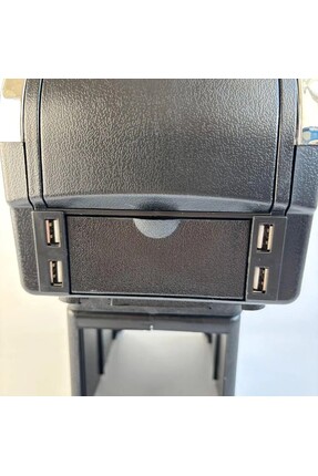 Çift Açılır Kapaklı Kolçak Kol Dayama 7 USB'li Çok Fonksiyonlu Araç İçi Kolçak Lüks Model Image 6