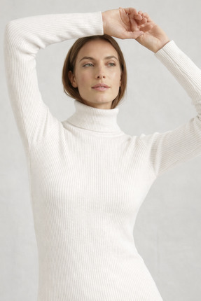 3lü Siyah Beyaz Bej Boğazlı Kazak Mevsimlik Kurtarıcı Parça Pamuklu Balıkçı Yaka Şardonlu Slimfit Image 3