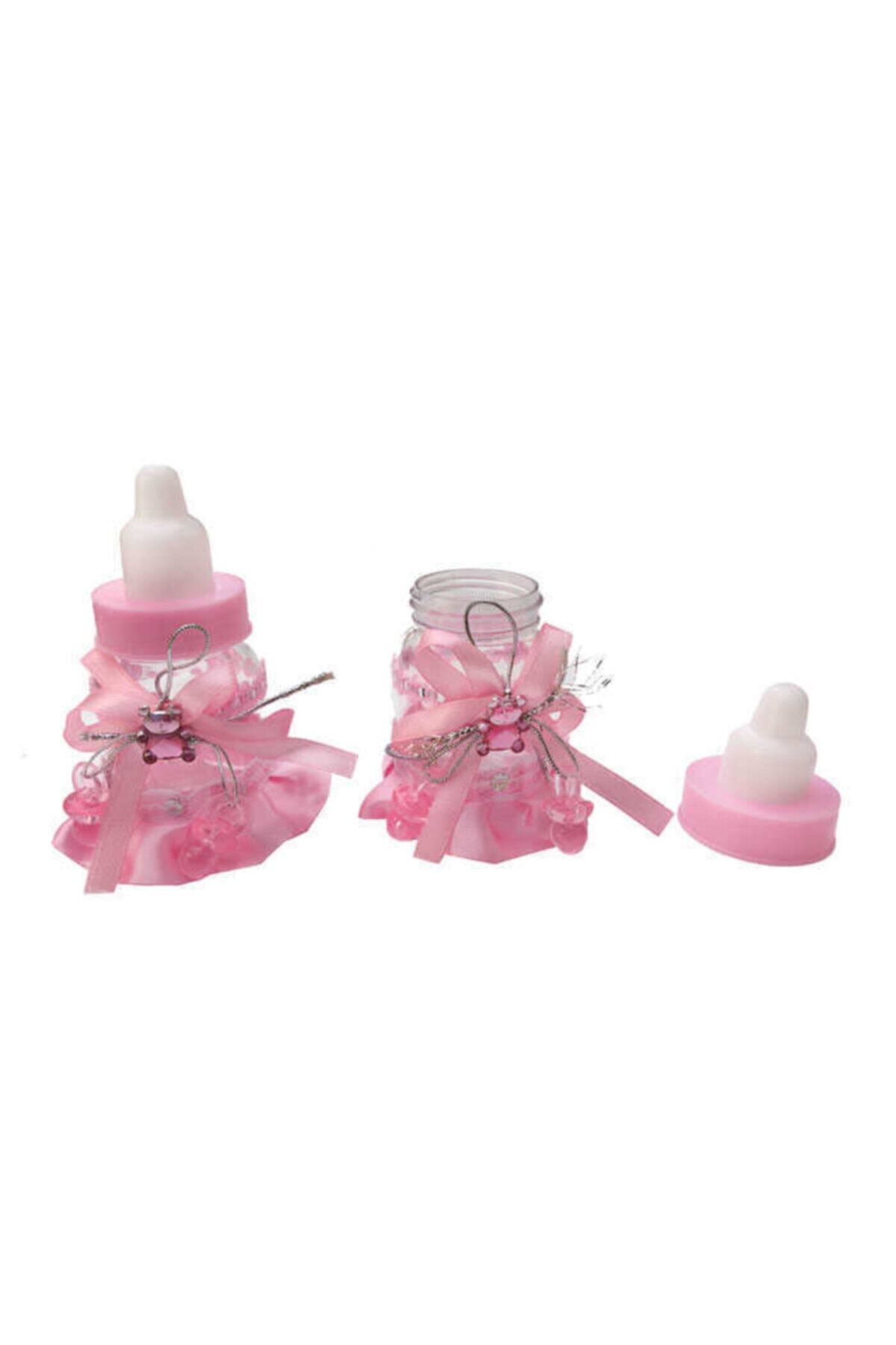 ELITETIME Biberon Süslü Pembe 5x9 Cm