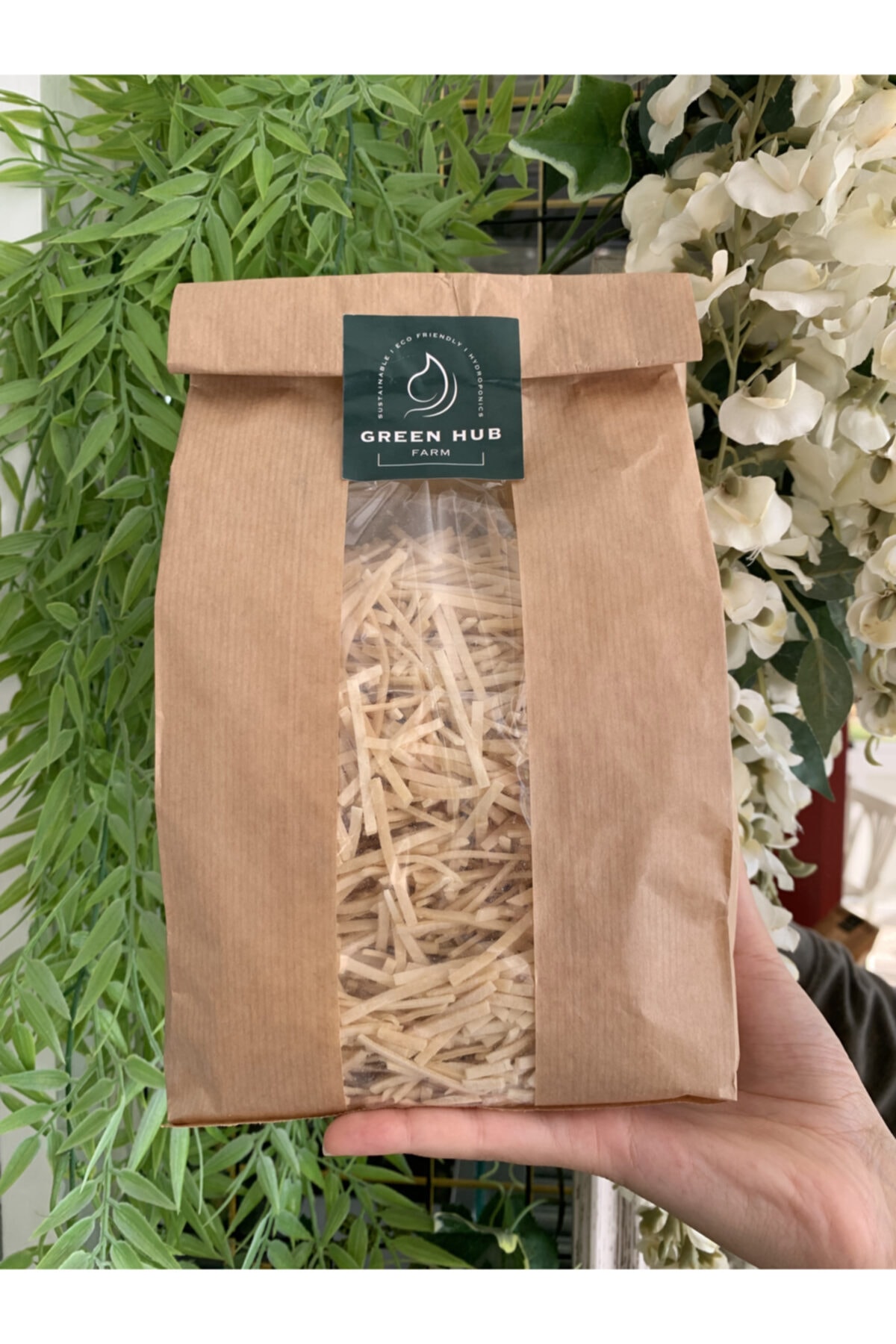 GREEN HUB Fırınlanmış Köy Eriştesi 500 Gr.