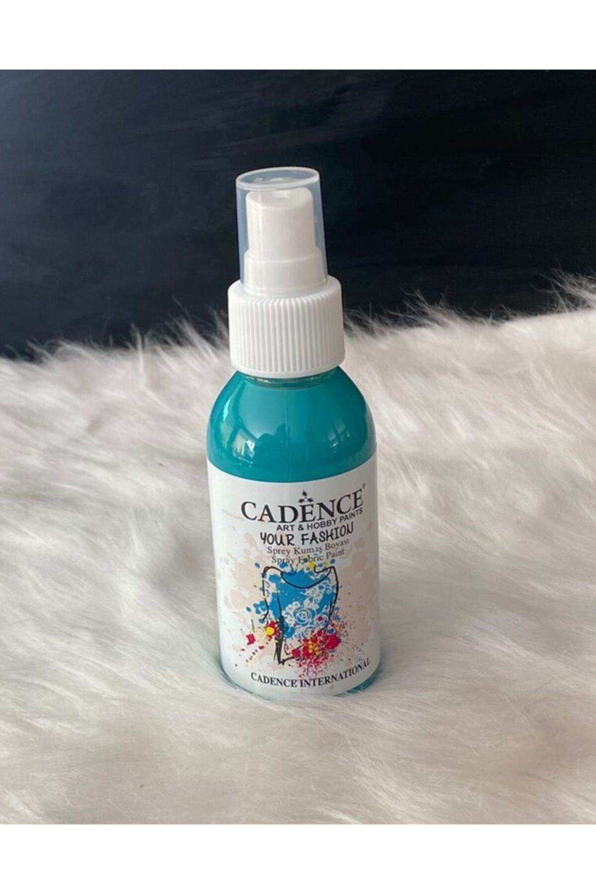 Cadence Your Fashion Sprey Kumaş Boyası 1115-turkuaz 100 Ml