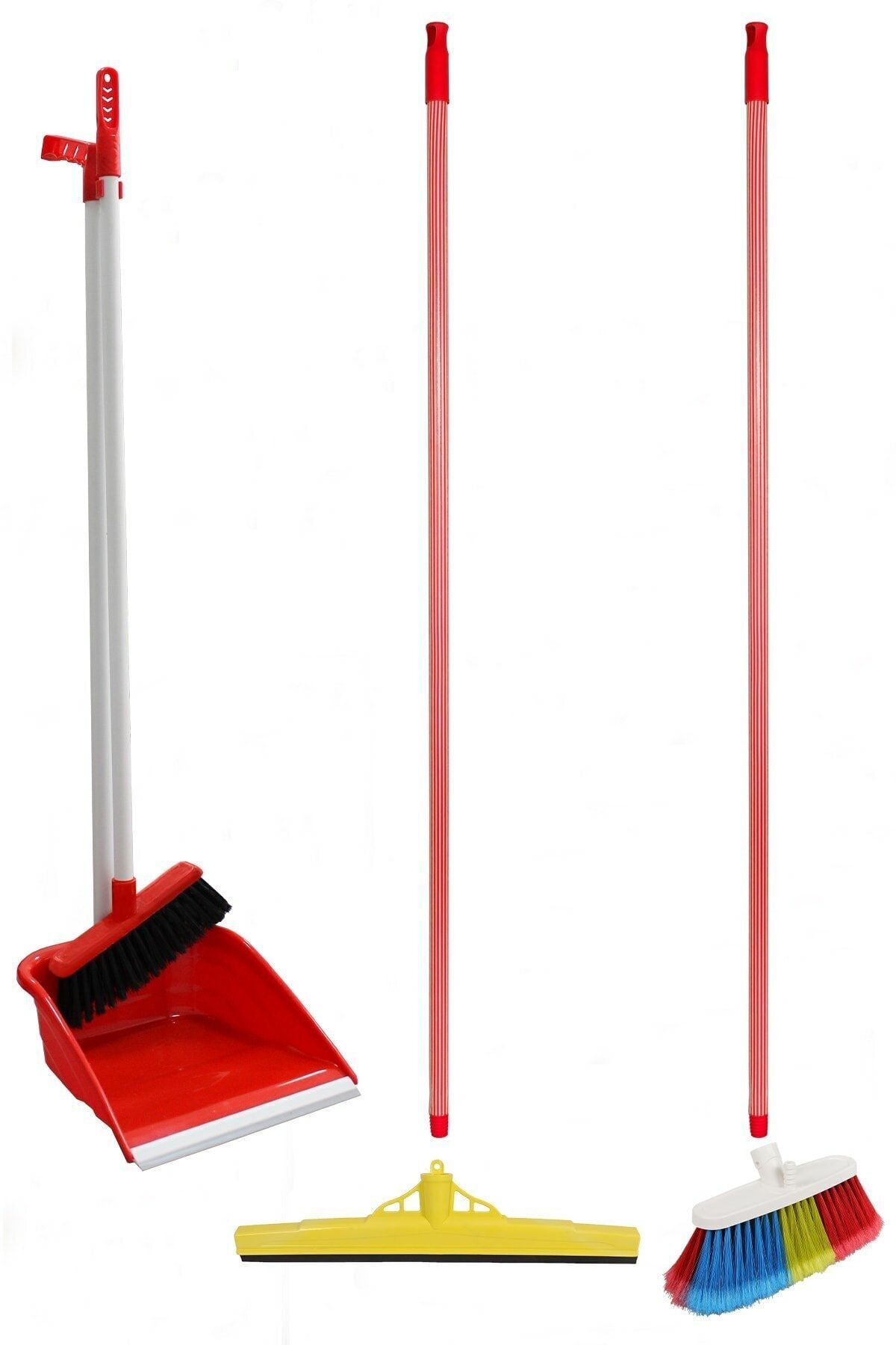 Emr züccaciye Temizlik Seti - Saplı Faraş, Yer Fırçası, 40 Cm Çekpas,