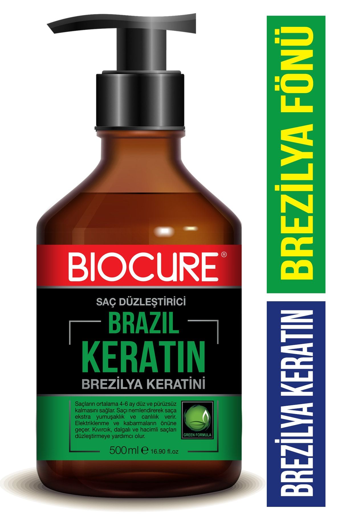 Biocure Dht Blocker Saç Düzleştirici Keratin Bakımı Brezilya Fönü 500ml