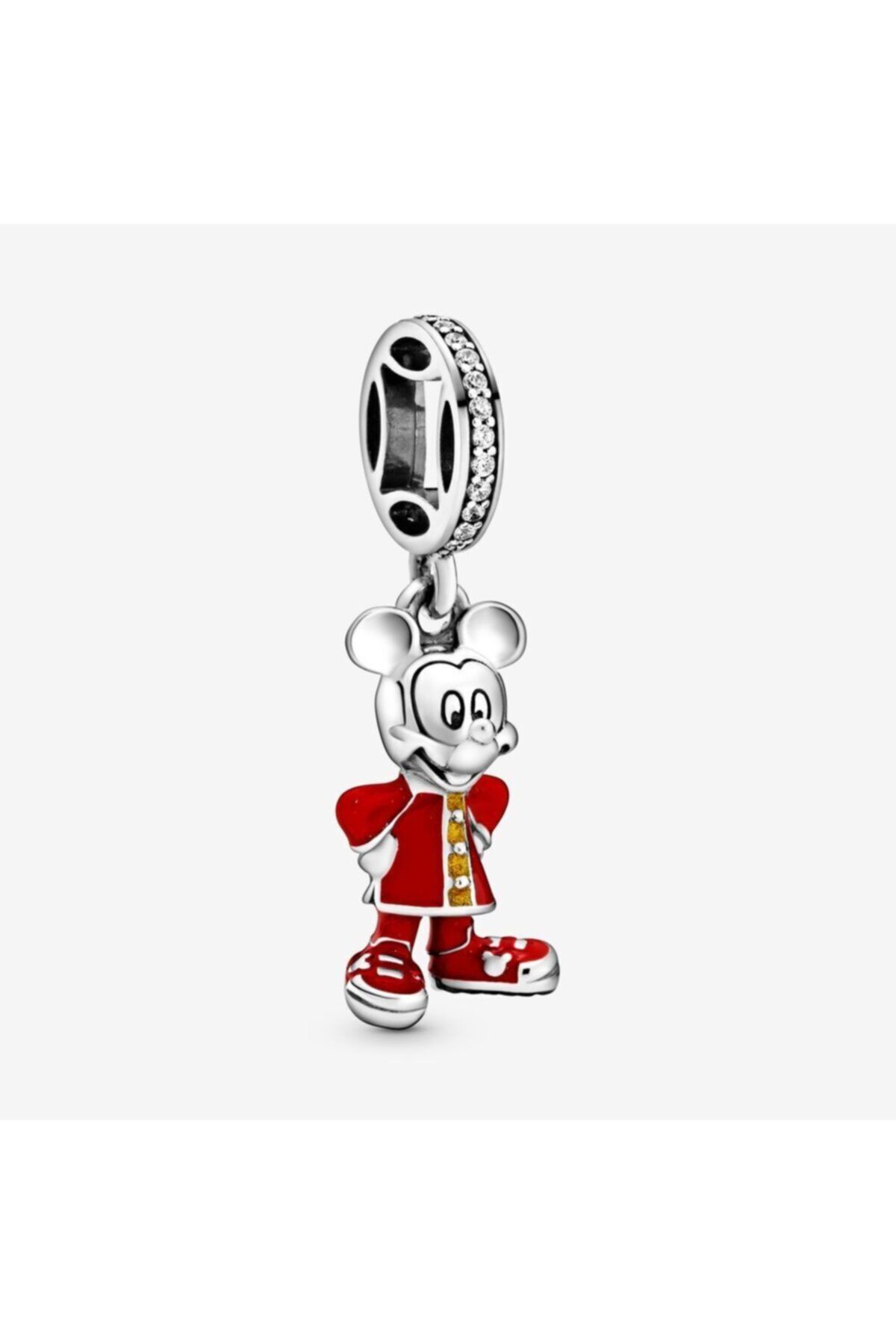 My Story Disney Mickey Mouse Sallantılı Gümüş Charm