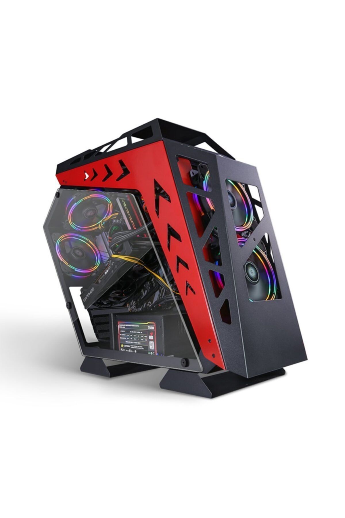 DRAGOS Robotic 6x Argb Fan USB 3.0 600W 80+ Plus ATX Gaming Bilgisayar Kasası