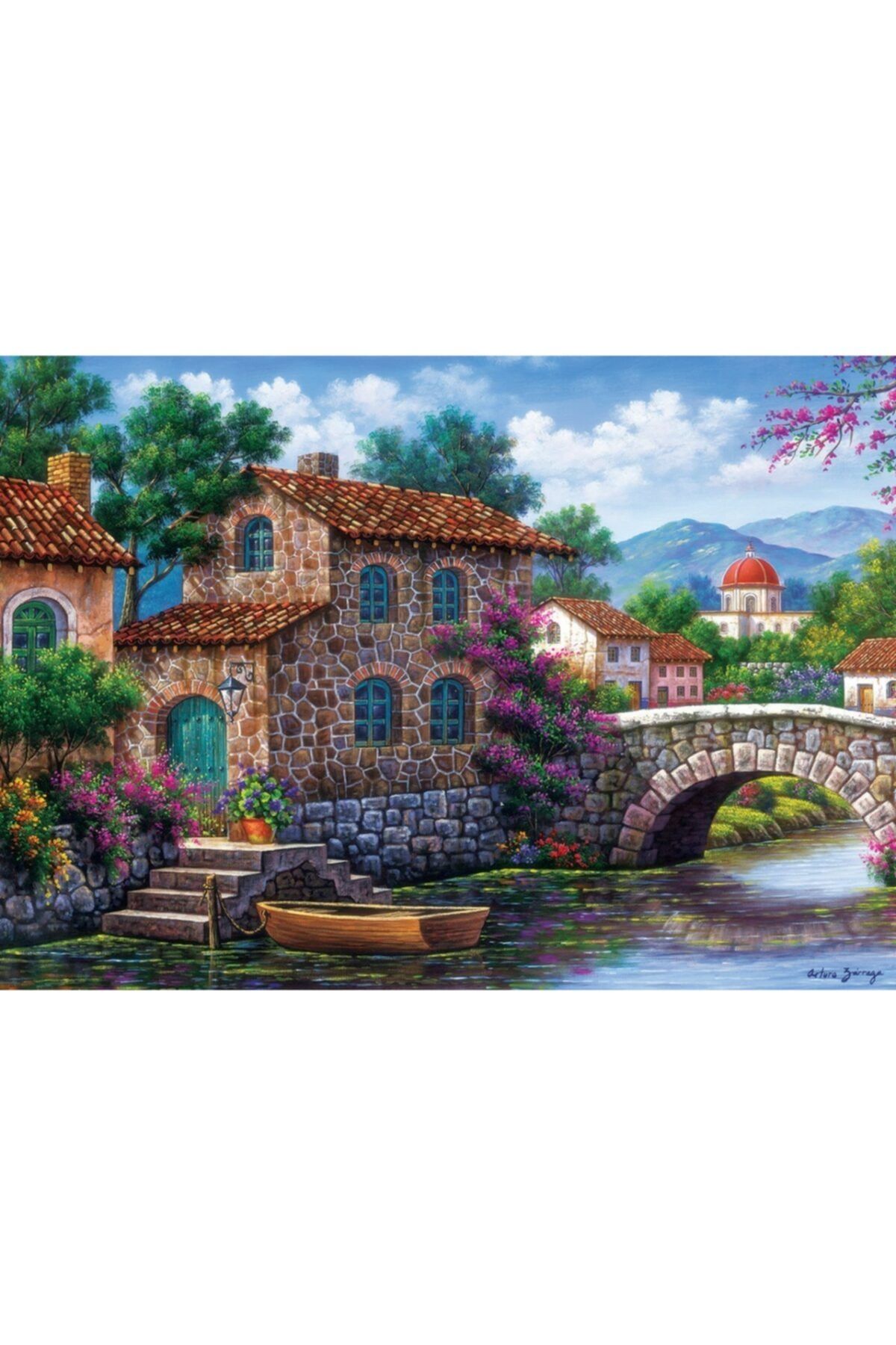 Art Puzzle Çiçekli Kanal 500 Parça Puzzle 5070