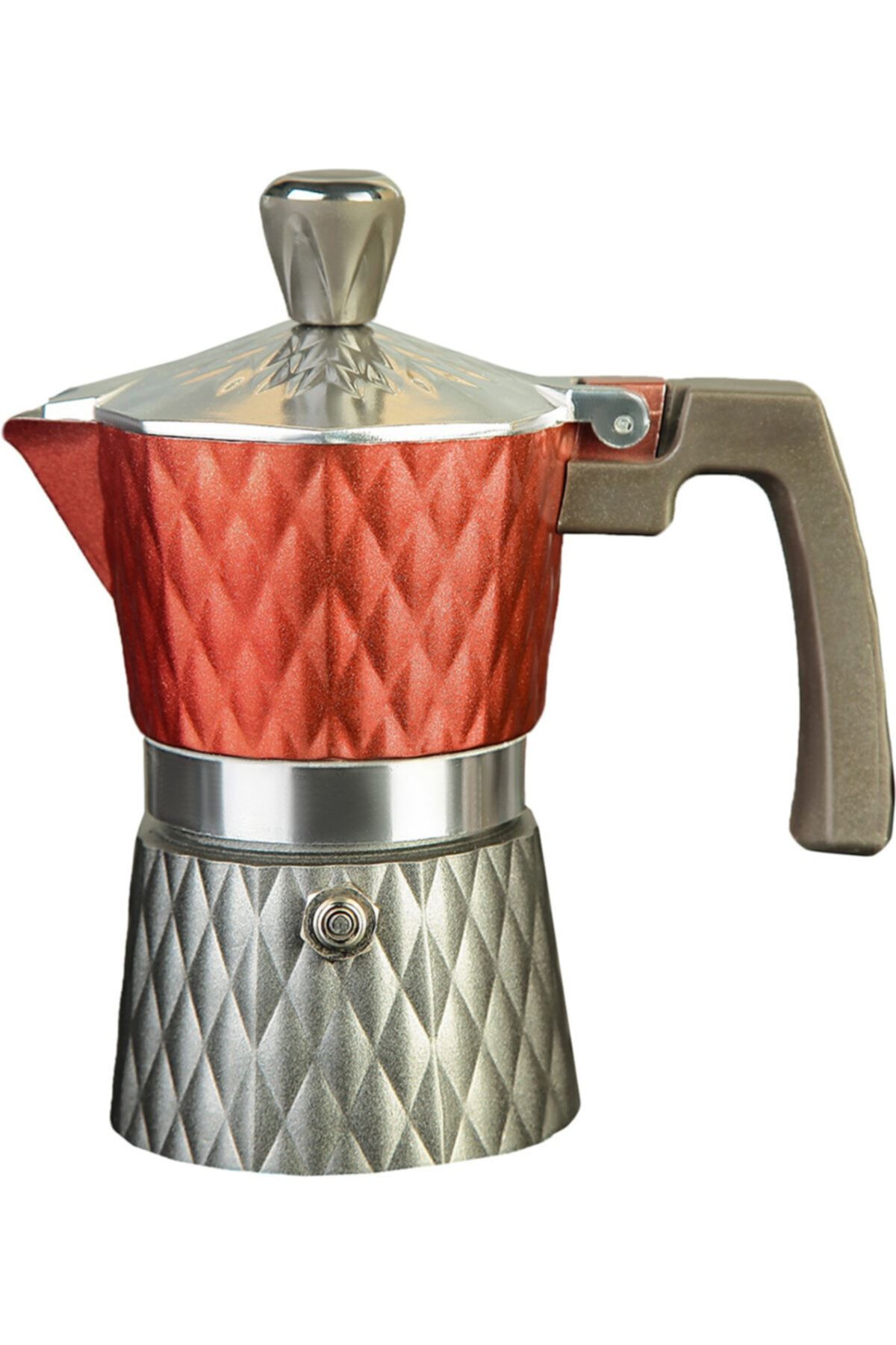 Taşev Diamante Moka Pot 6 Fincan 17 cm