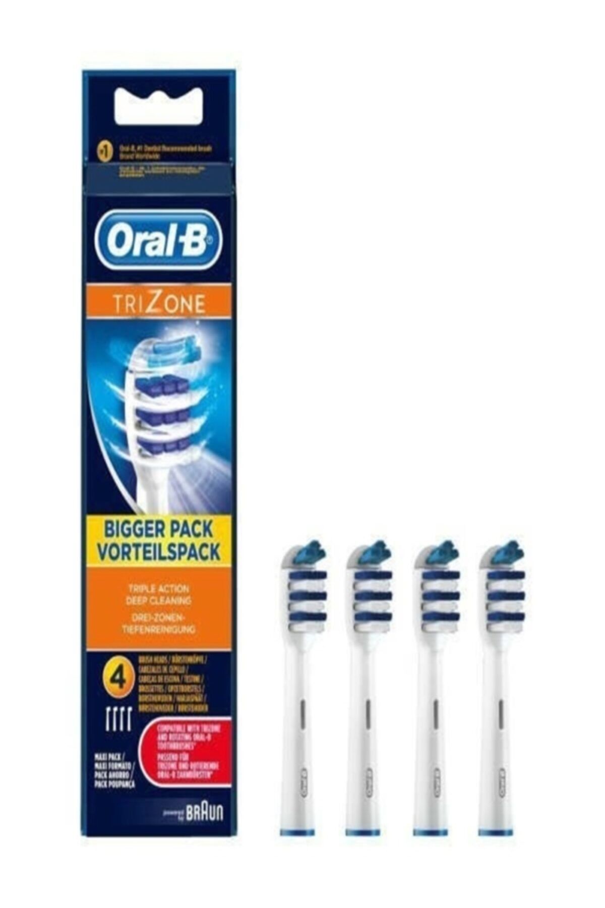 OralB Diş Fırçası Yedek Başlığı Trizone 4'lü