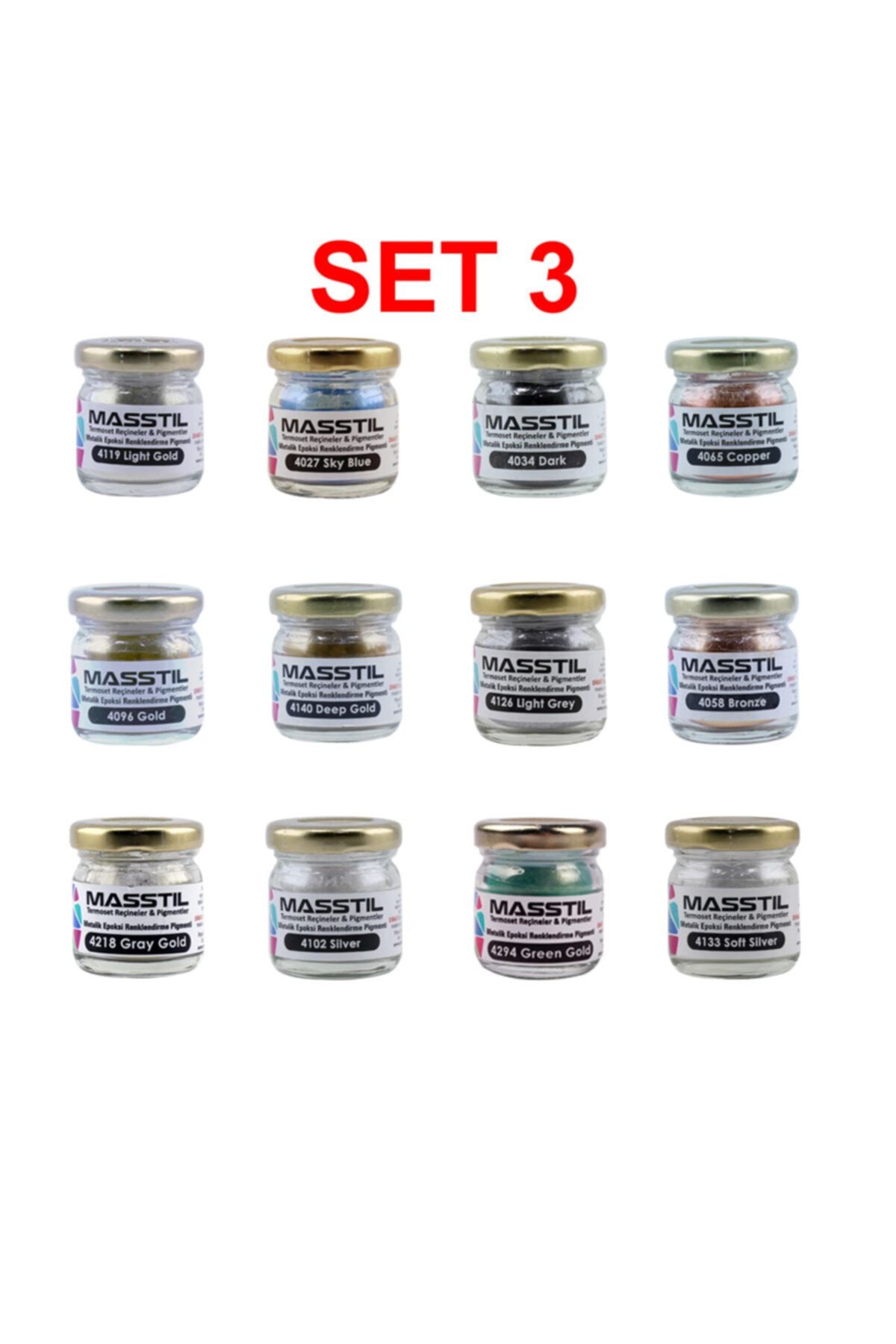 Masstil Epoksi 12'li Pigment Kampanyası
