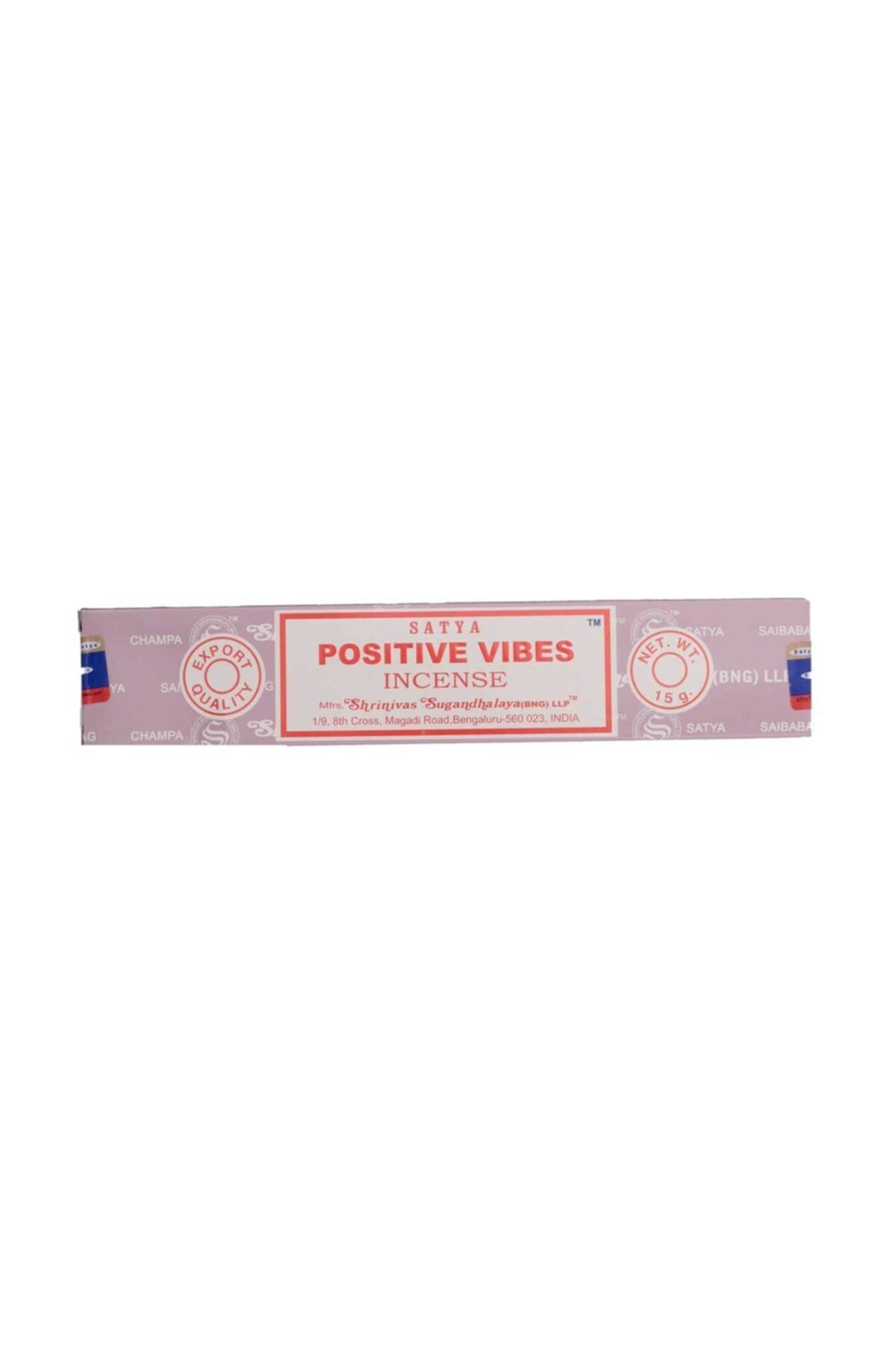 satya Positive Vibes (olum Etkiler) Aromalı Masala Stick Tütsü