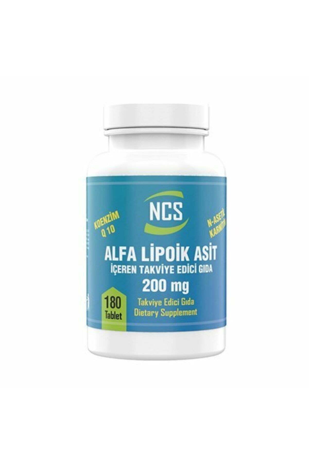 NCS L-carnitine Alpha Lipoic Acid Coenzyme Q10 100 Mg 180 Tablet