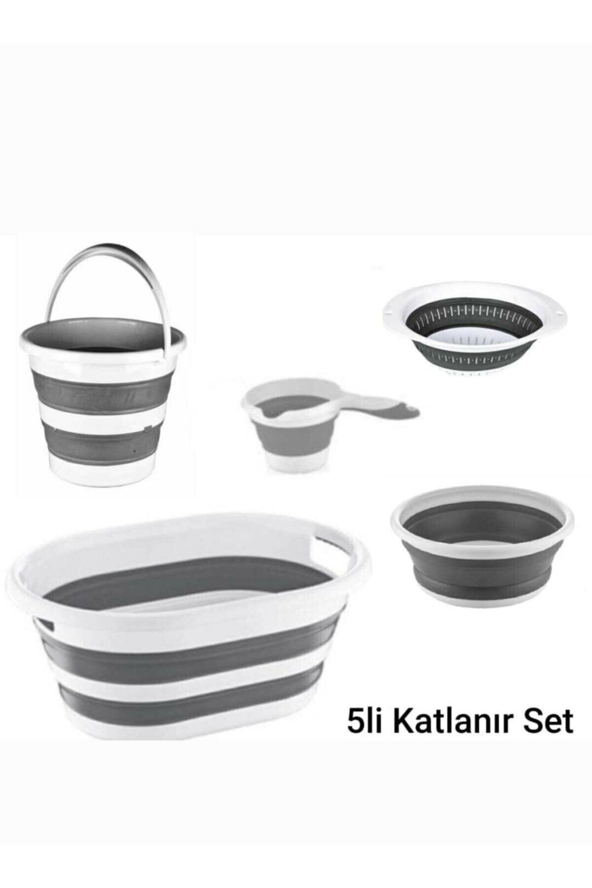 GİLLİ STORE Katlanabilir Multi 5’li Set Sepet