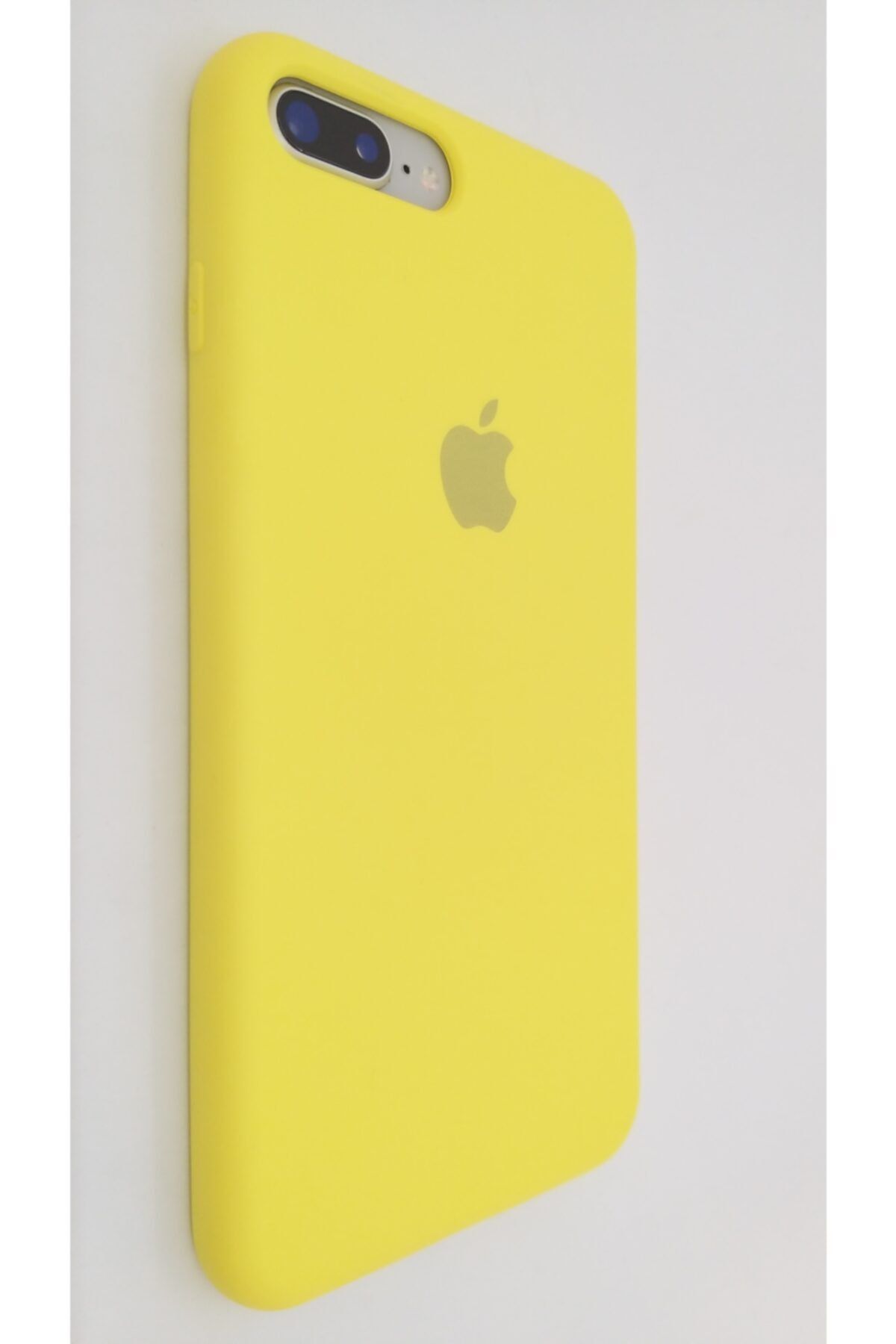 Broncover Iphone 7 / 8 Plus Sarı Lansman Içi Kadife Logolu Silikon Kılıf