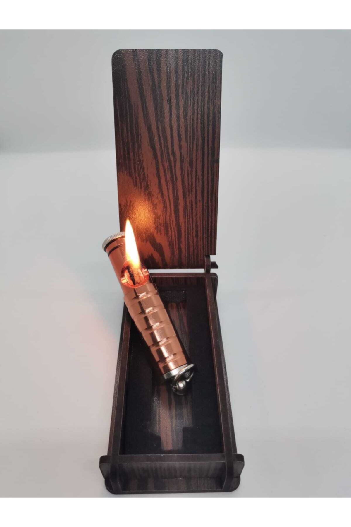 caka lighter Kayar Kapaklı Caka Çakmak - Kırmızı