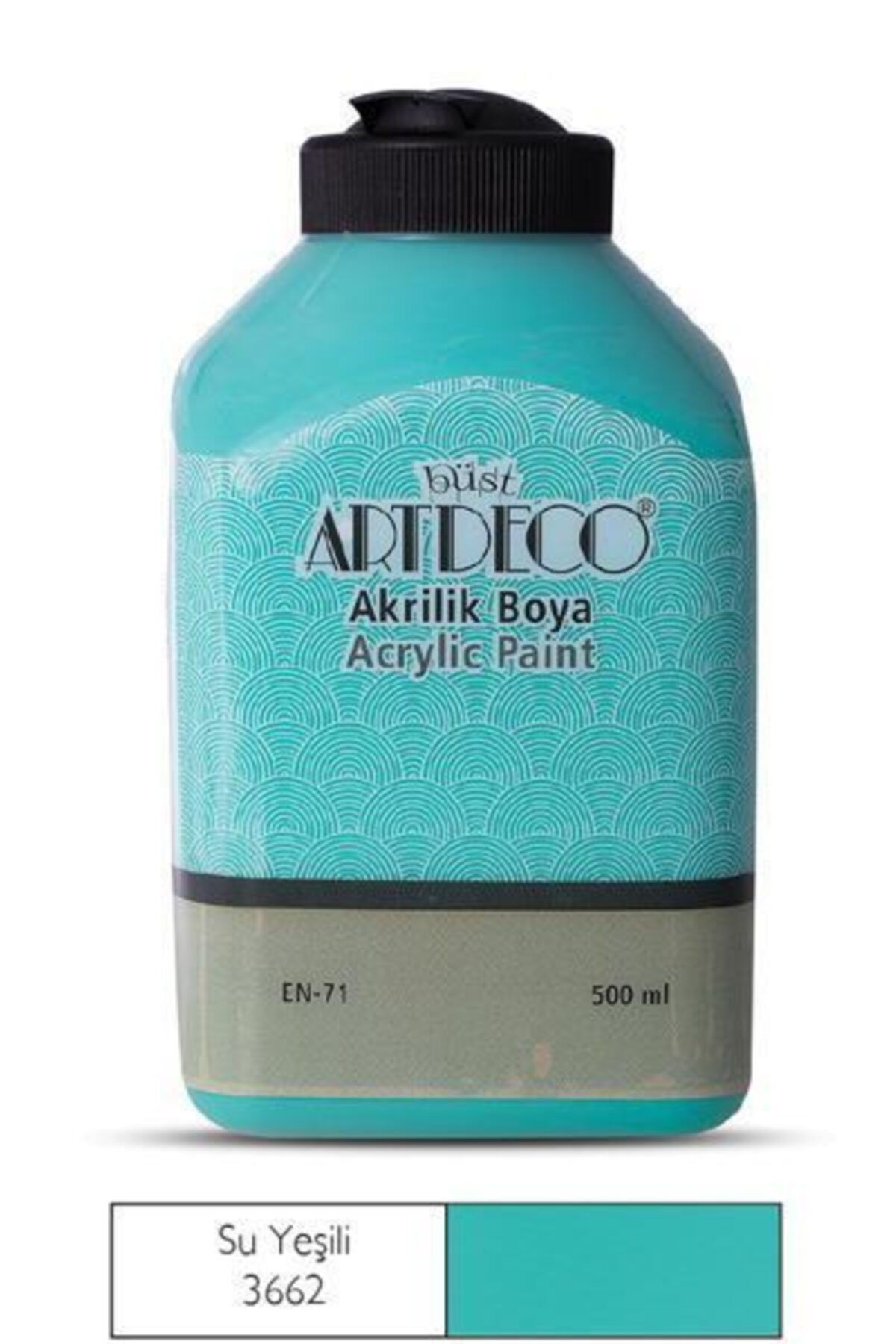 Artdeco 500ml Su Yeşili Akrilik Boya 3662