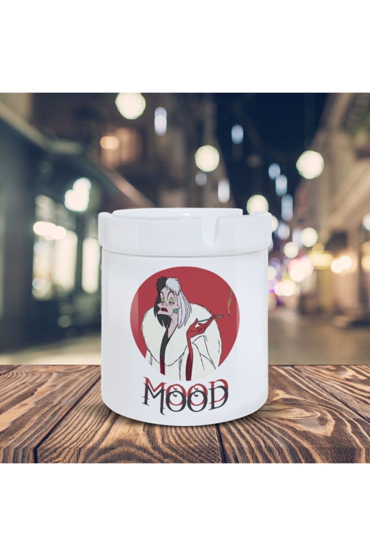 Asilmeydan Mood Küllük Cruella De Vil Cadı Baskılı Kül Tablası K-154