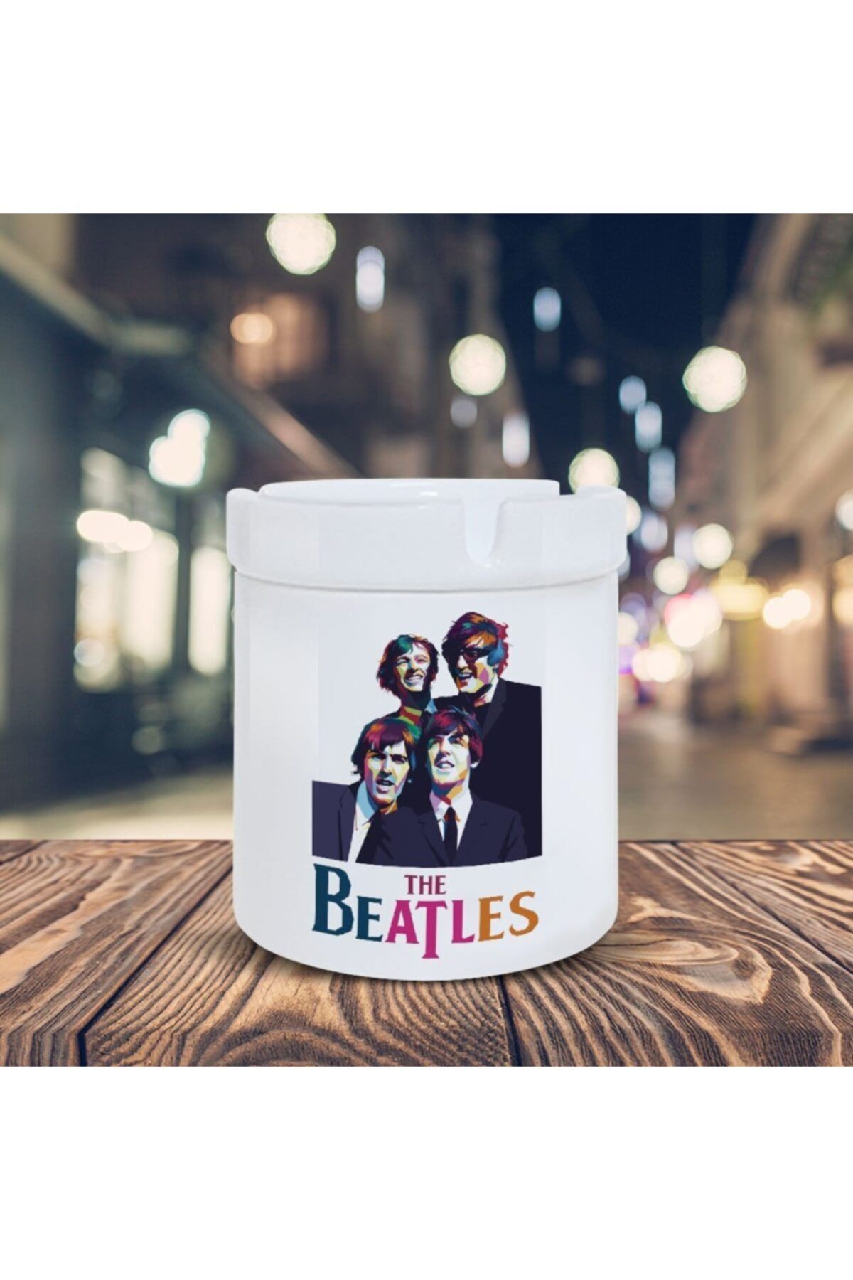 Asilmeydan The Beatles Küllük Müzik Grubu Baskılı Kül Tablası K-97