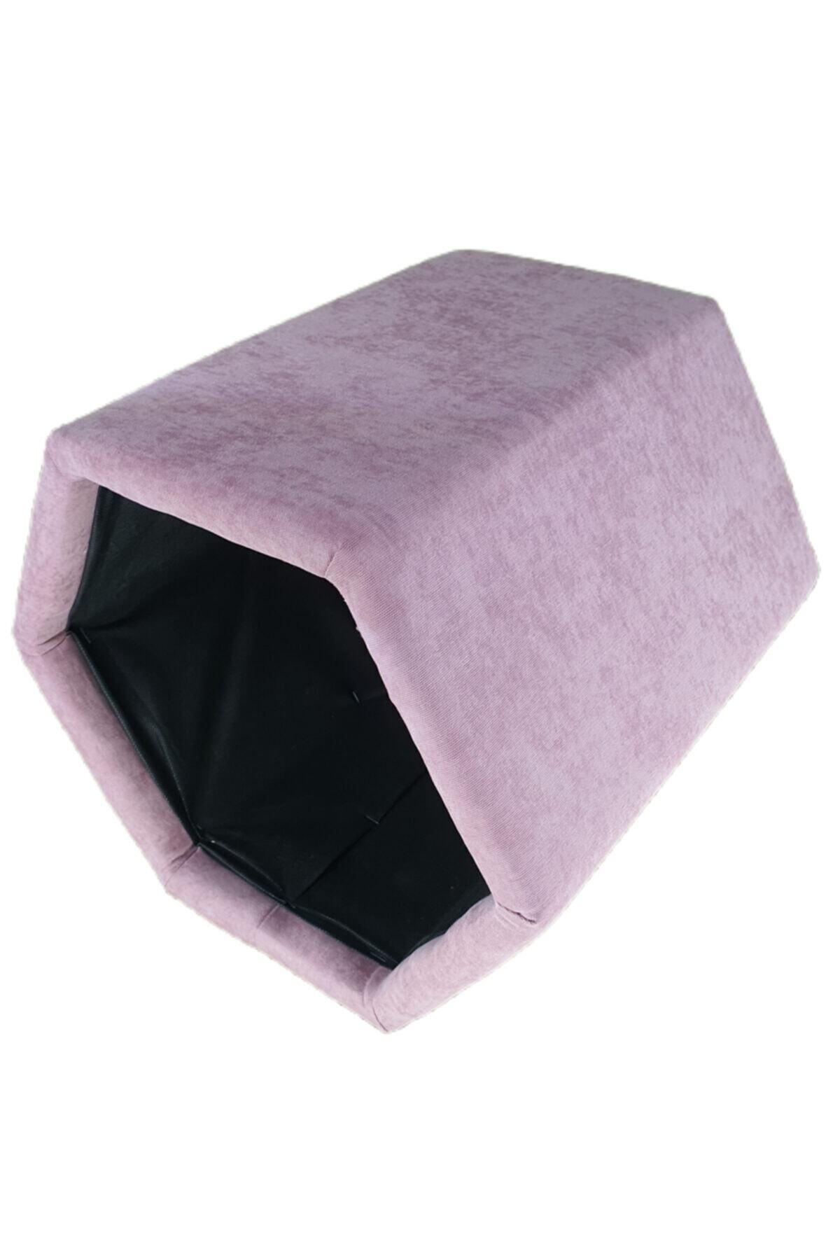 BOTAR Hexagon Kedi Evi - Pembe