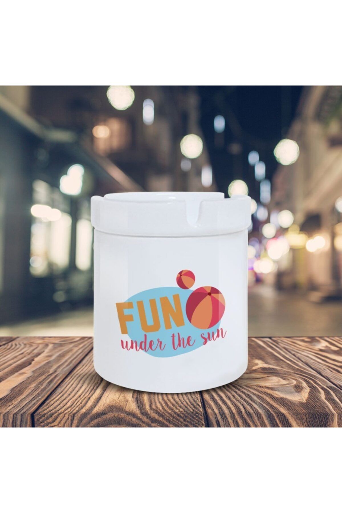 Asilmeydan Fun Under The Sun Baskılı Küllük Kül Tablası Kl263