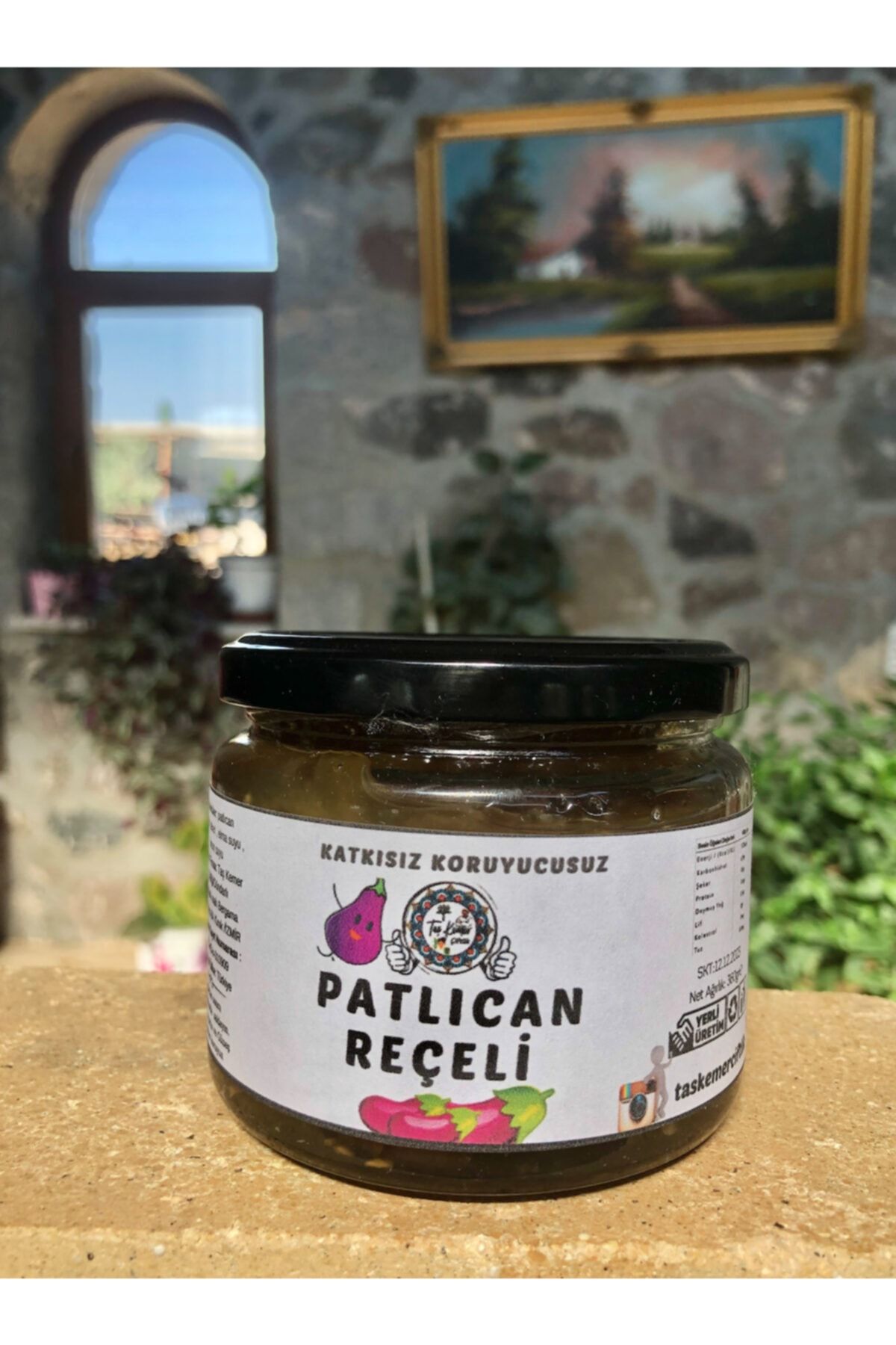 taş kemer çiftlik Patlıcan Reçeli 360gr