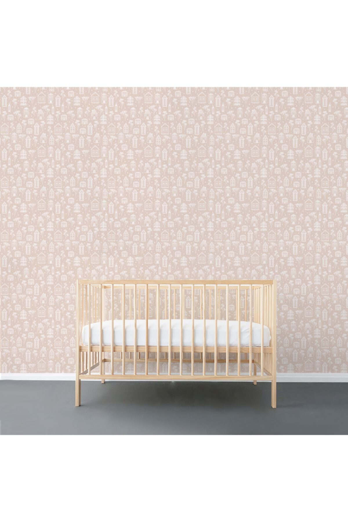 LAGOONkids Snowy Town – Beige Çocuk Odası Duvar Kağıdı