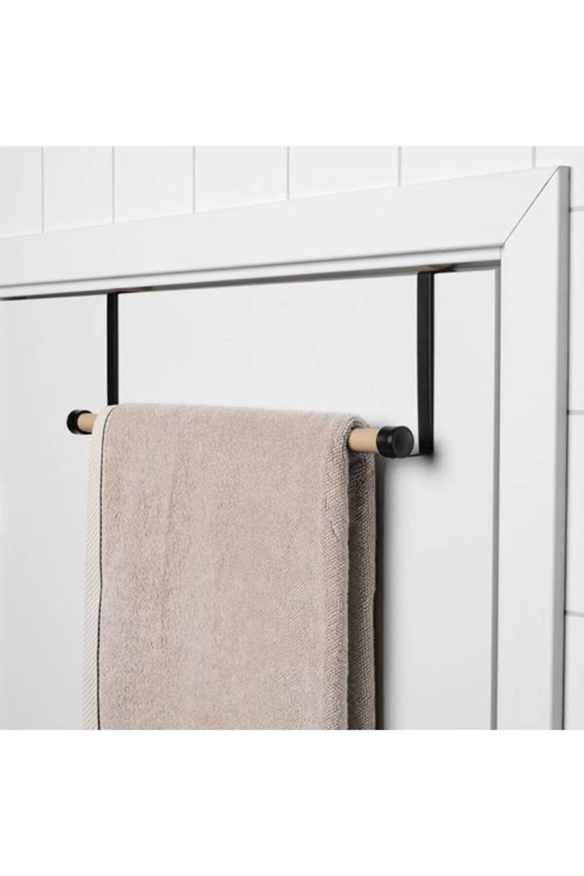 FNF Askı Kapı Arkası Askılık Ikea 51x15x10 Cm Elbise Askısı Kapı Üstü Geçmeli Kapak Kalınlığı: 4 Cm