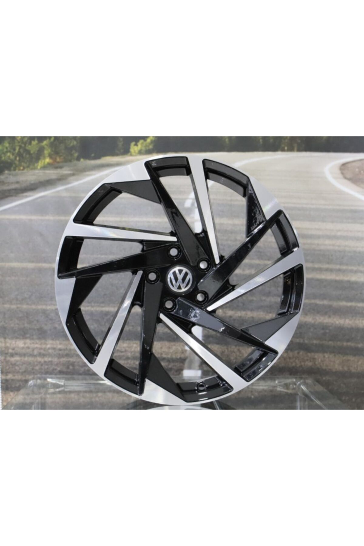 R.K OTOMOTİV 18 5x112 Vw Audı Seat Skoda Black Jant Takımı