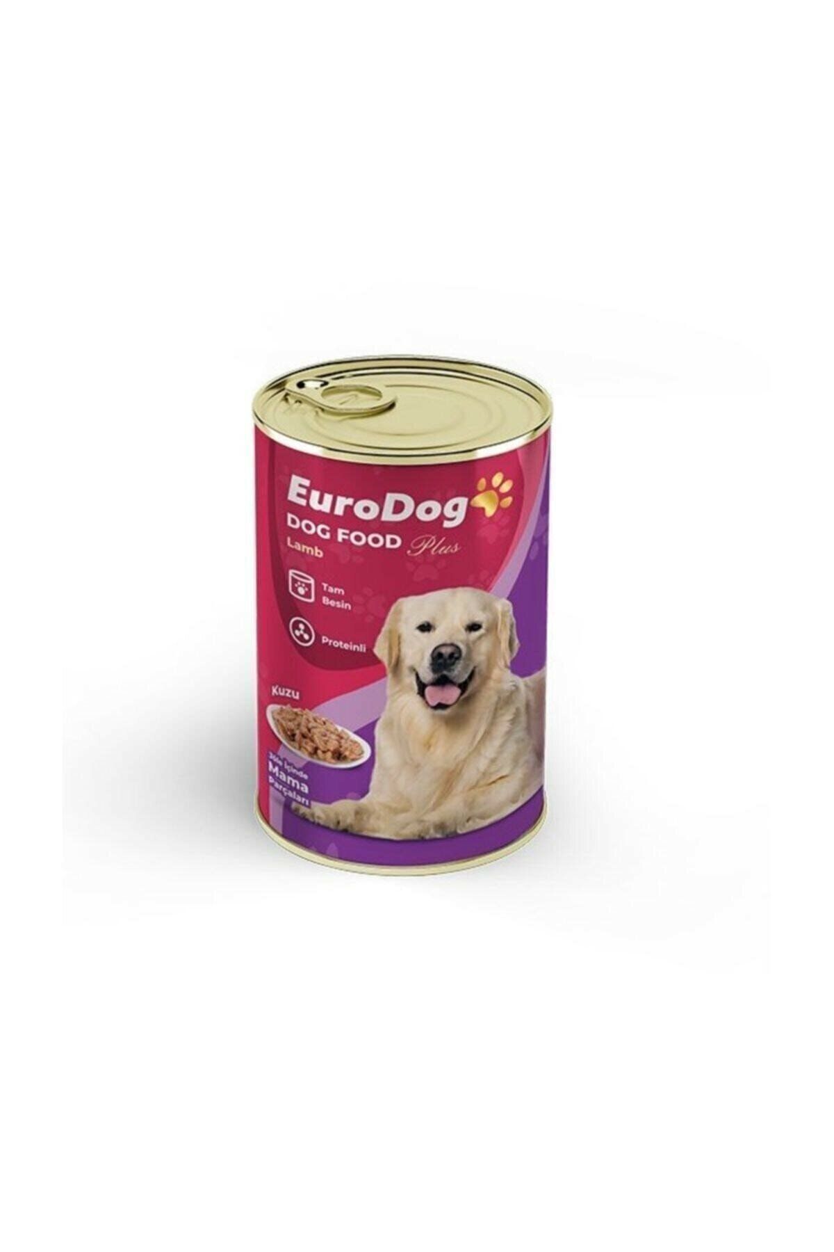 Eurodog 10 Adet Köpek Konservesi Kuzu Etli 415gr