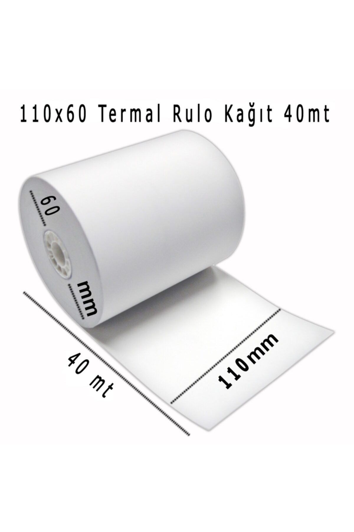 RuloMerkezi 110x40 Metre Termal Rulo 50'li Paket