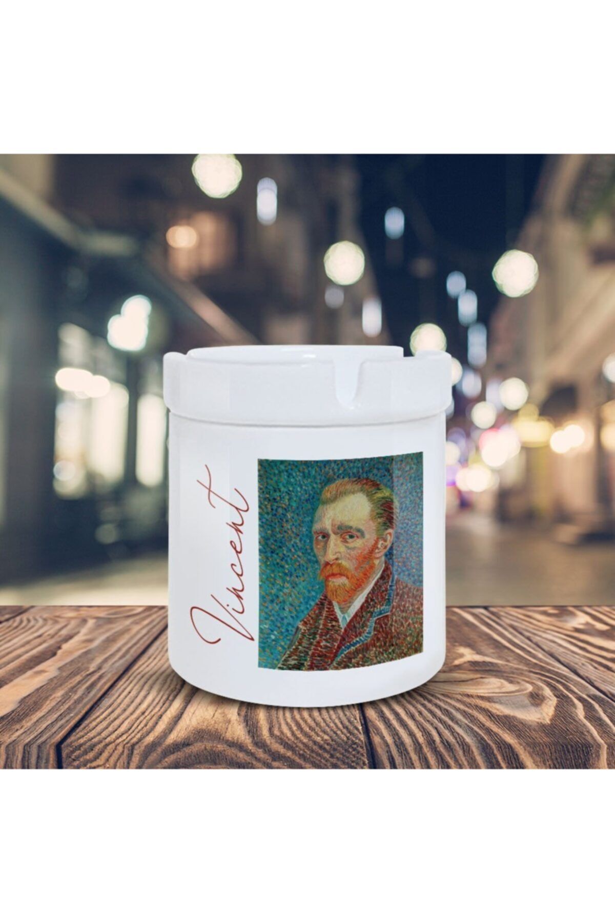 Asilmeydan Vincent Van Gogh Ressam Baskılı Kül Tablası