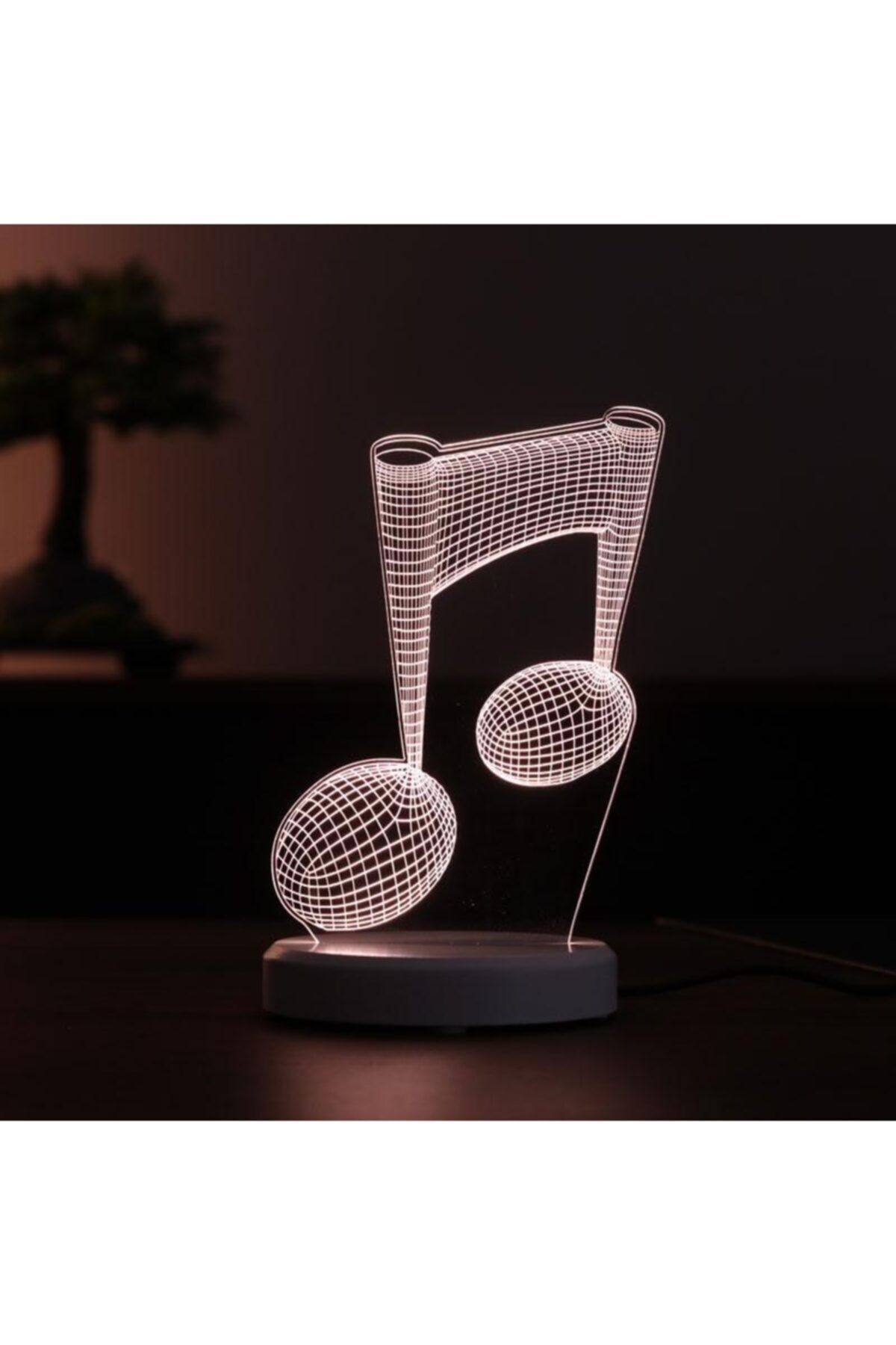 BYLAMP Nota Led Masa Lambası Beyaz Taban