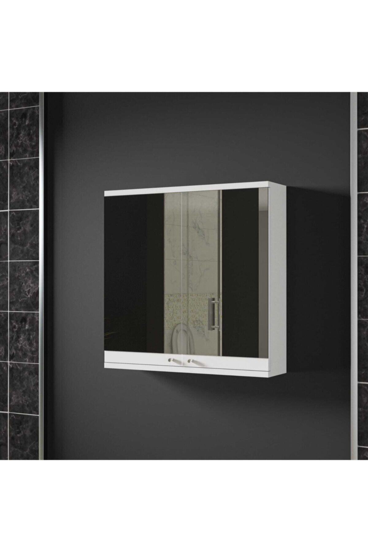 VARDİYO O Aynalı Banyo Dolabı Ad6