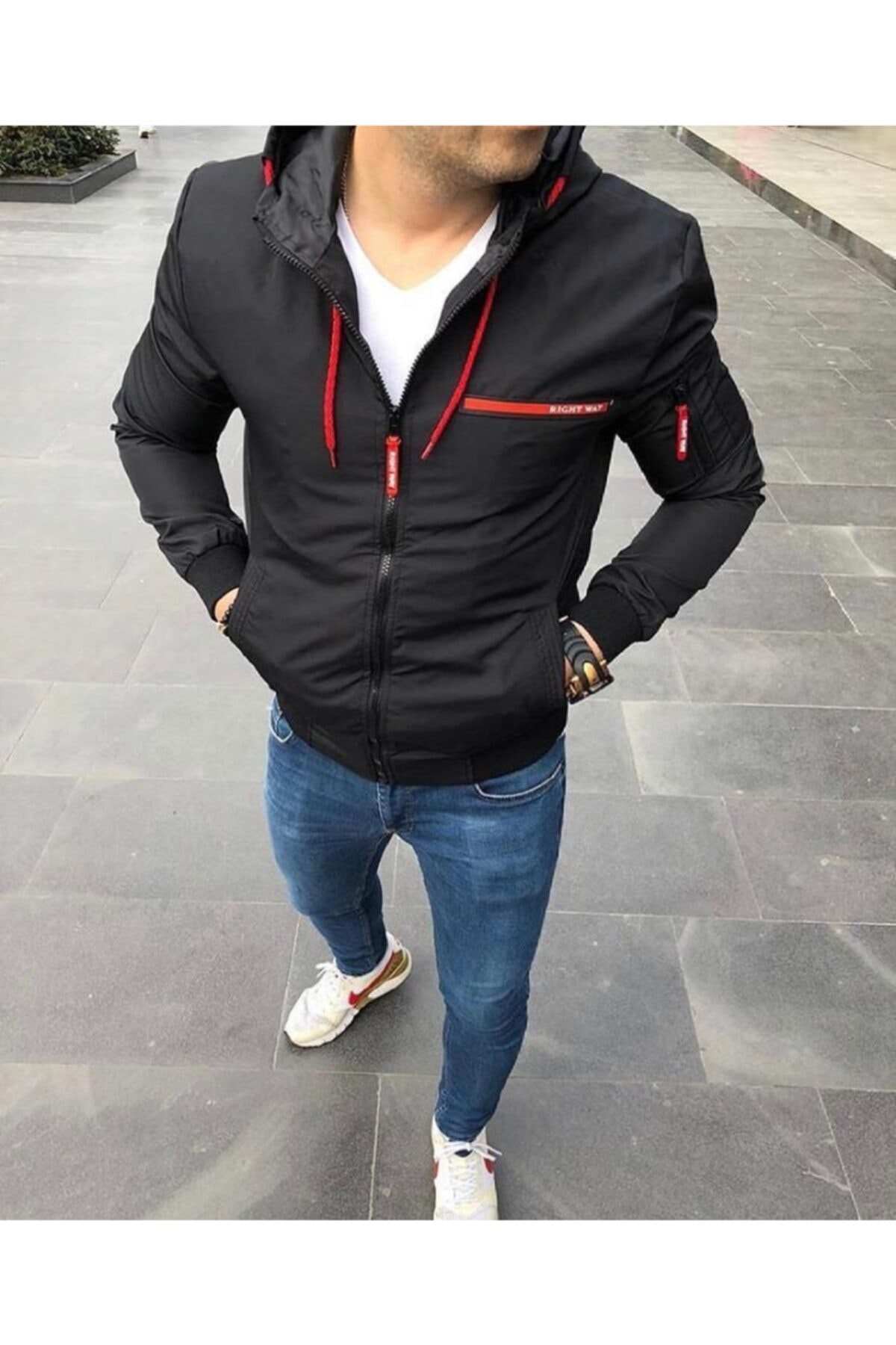 ERN COLLECTİON Erkek Su Geçirmez Yağmurluk