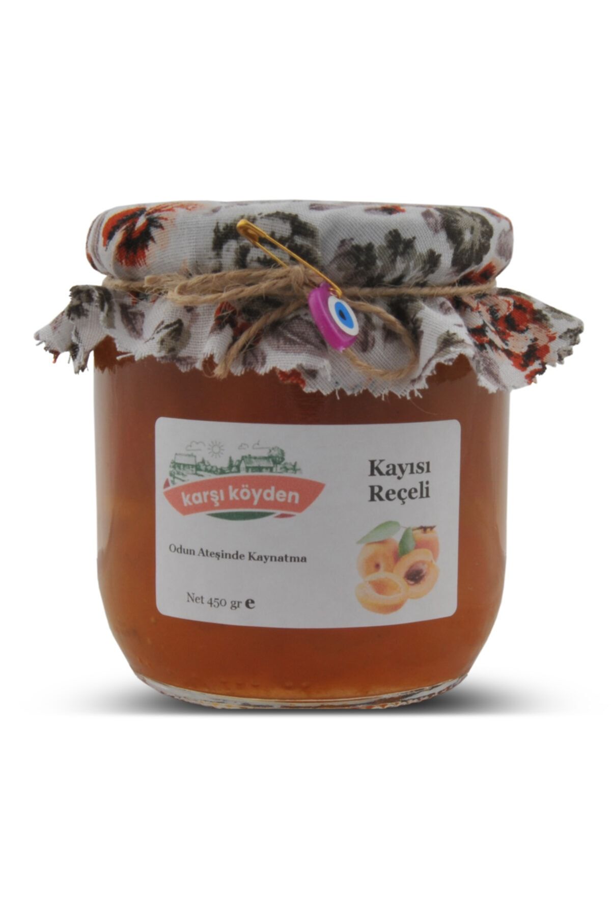 Karşı Köyden Kayısı Reçeli (450gr - Cam Kavanoz)