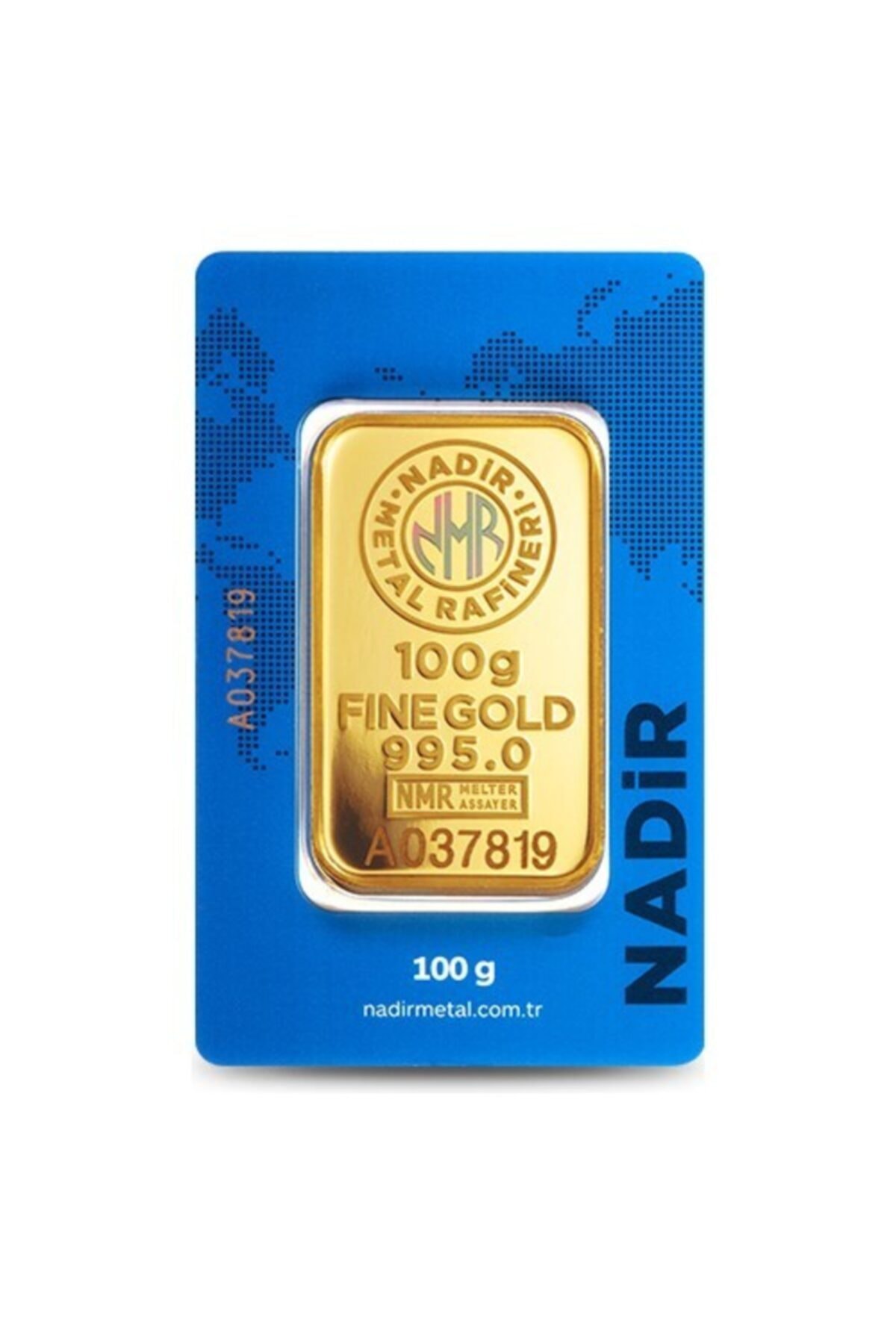 bydevli 100 Gr 24 Ayar Külçe Altın