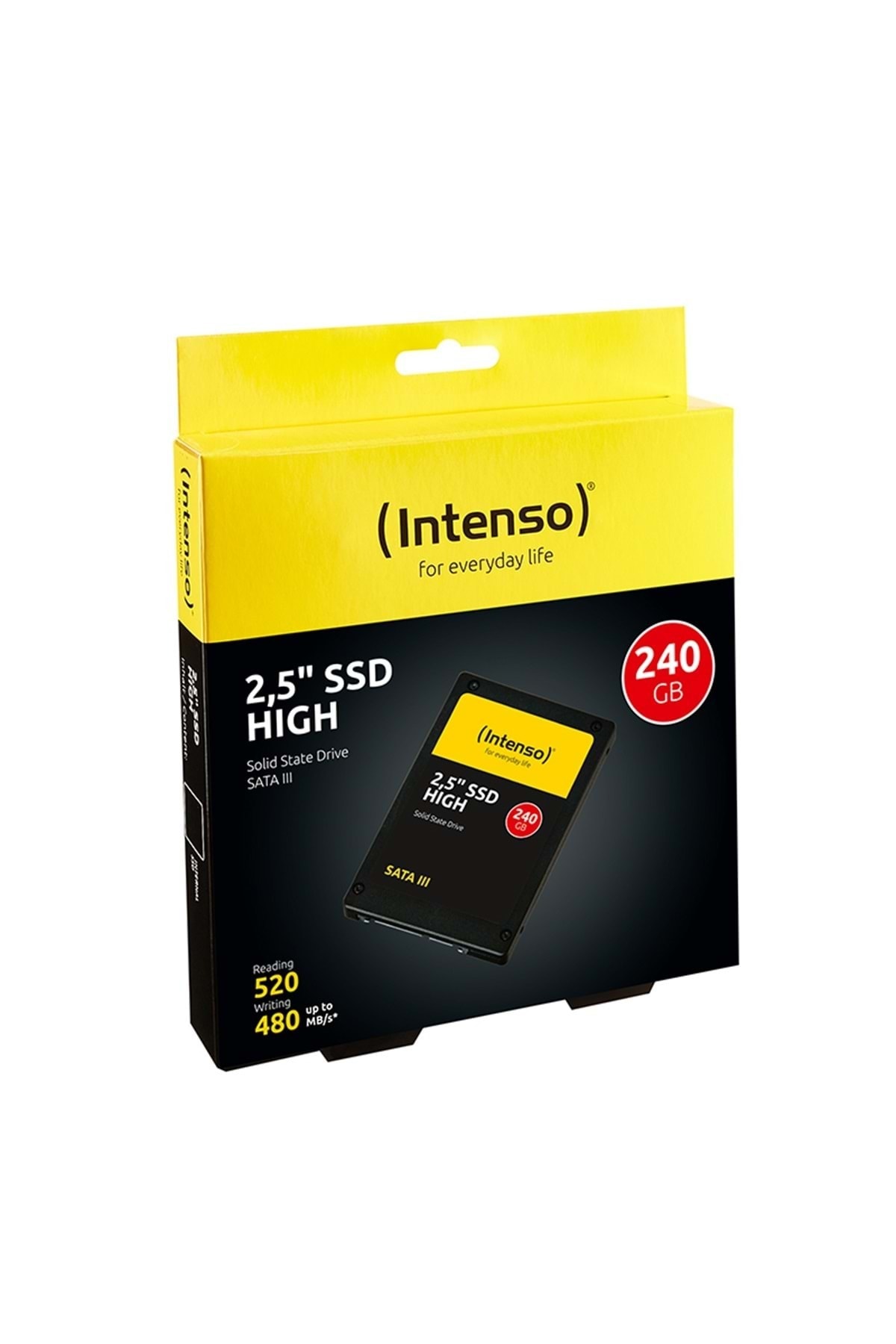 Intenso High 240gb 2 5  Sata 3 520 480mb S 3813440