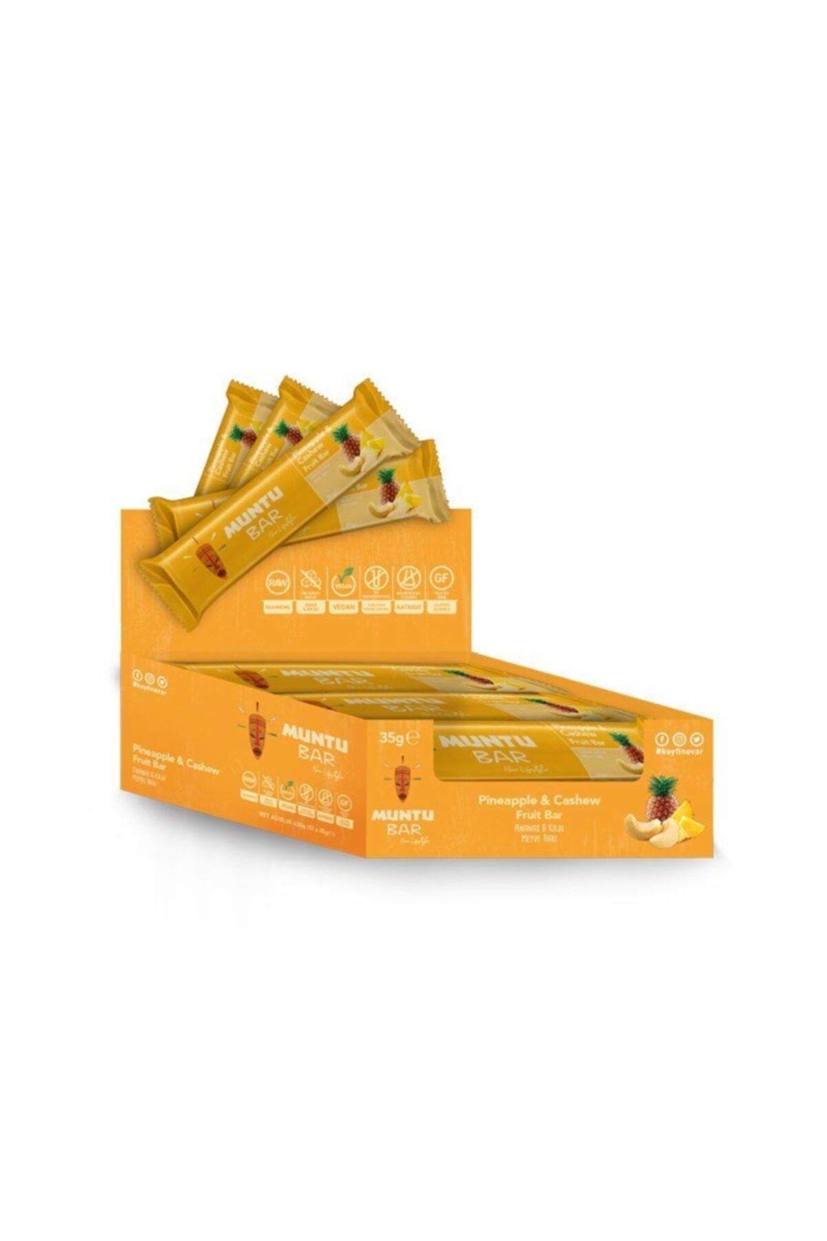 muntu Ananas & Kaju Meyve Barı 35g X 12 Adet