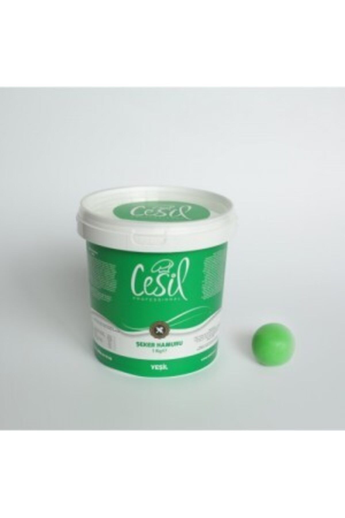 Mutlu party Cesil Şeker Hamuru Yeşil Renk 500 gr