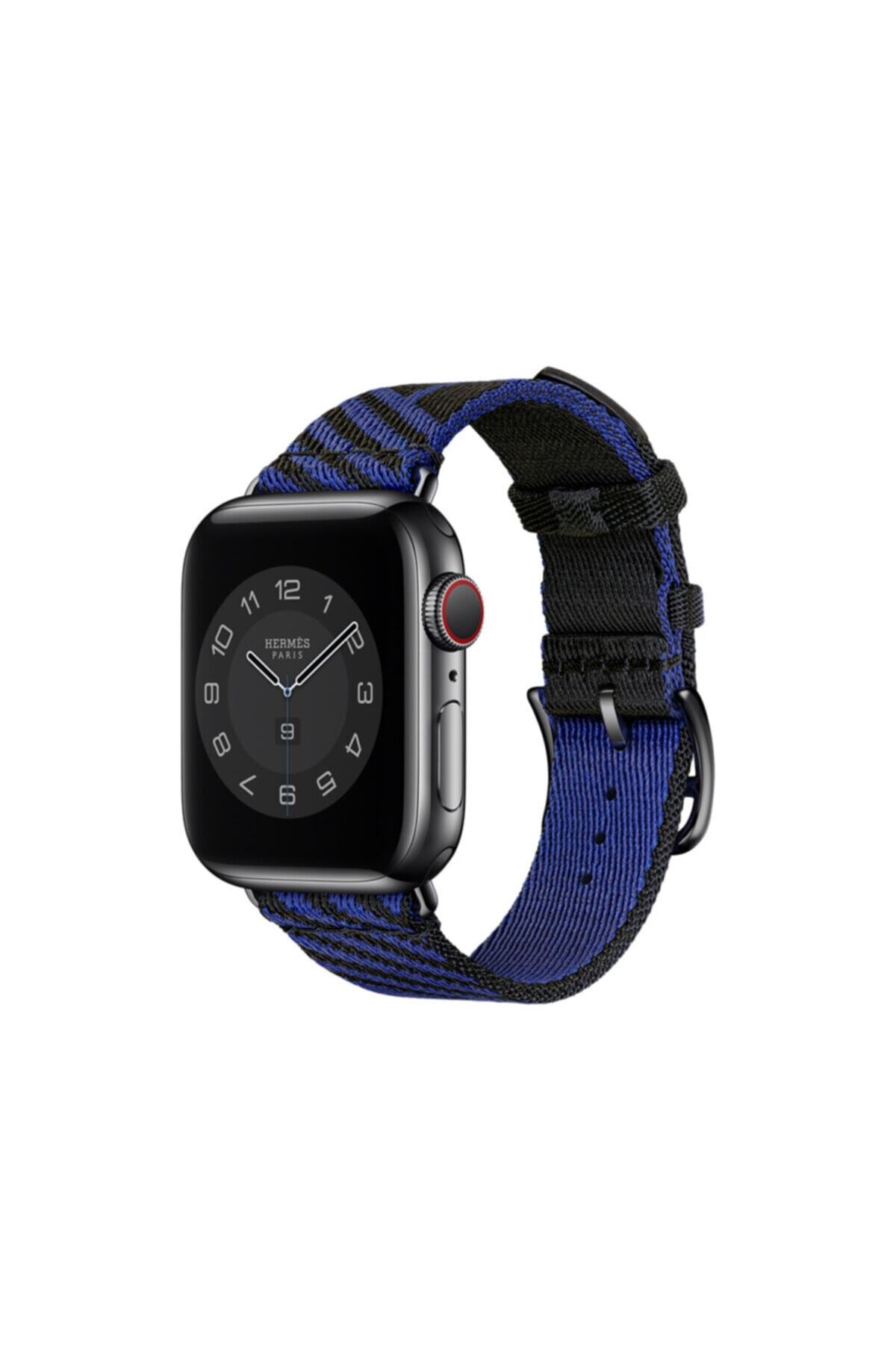 Techmaster Apple Watch 7 6 5 4 3 2 1 45mm 44mm 42mm Hermes Tme Uyumlu Kordon Kayış