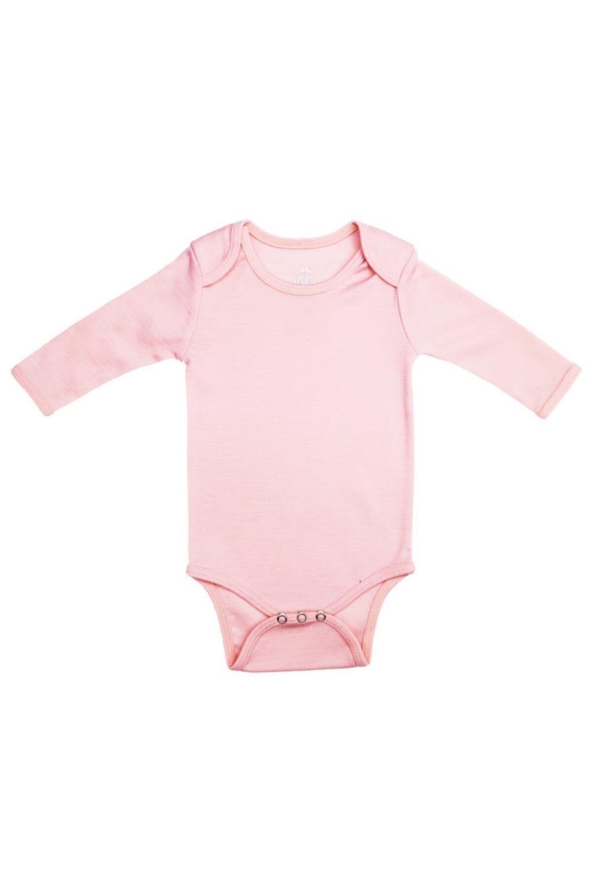 Woolnat Merino Yün Uzun Kollu Bebek Body