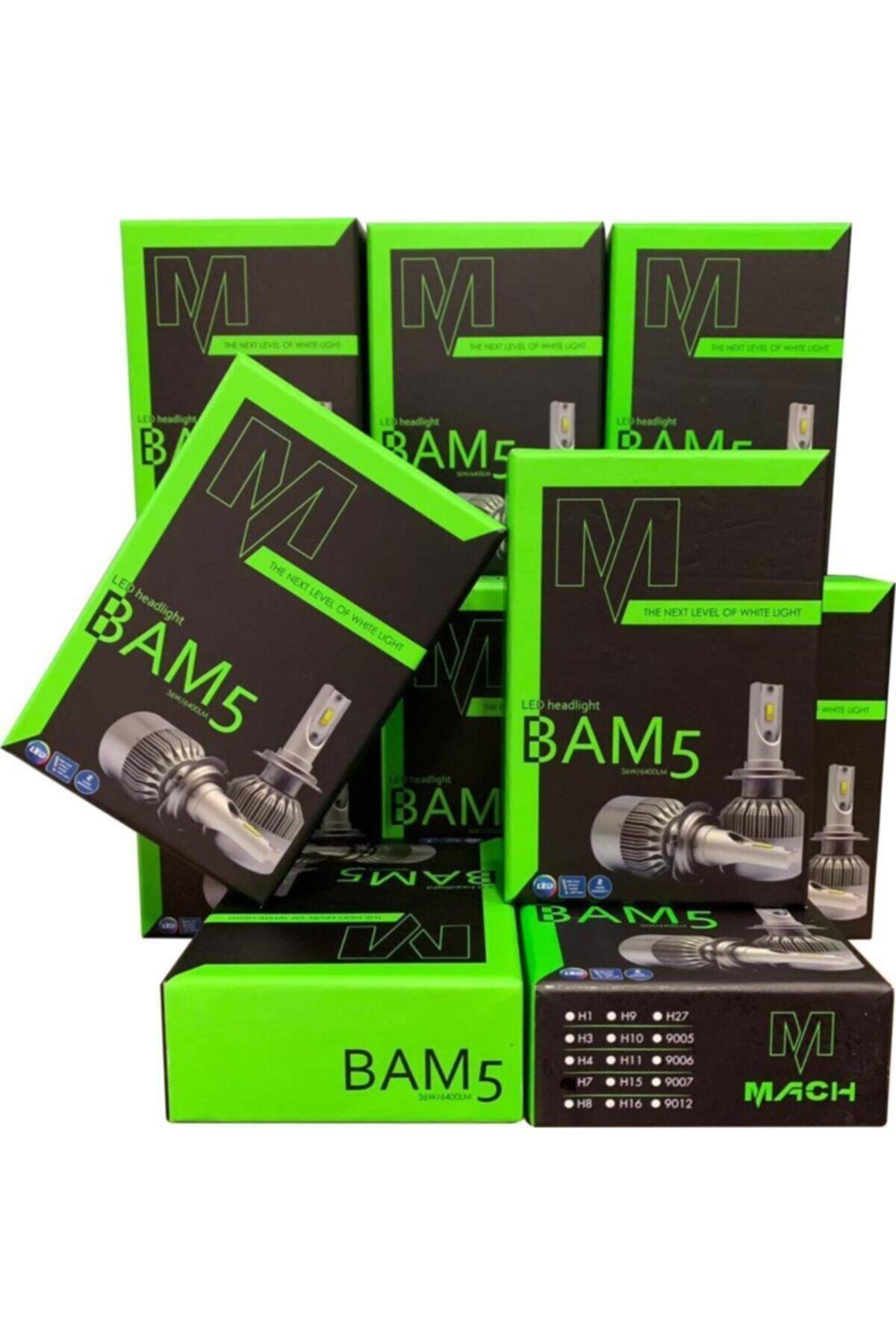 Mach Bam-5 Şimşek Etkili Profesyonel Led Xenon (6400lm) H11