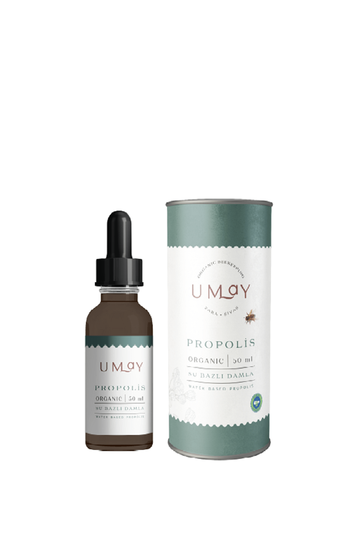 Umay Herbal Organik Propolis Damla Su Bazlı 50 ml