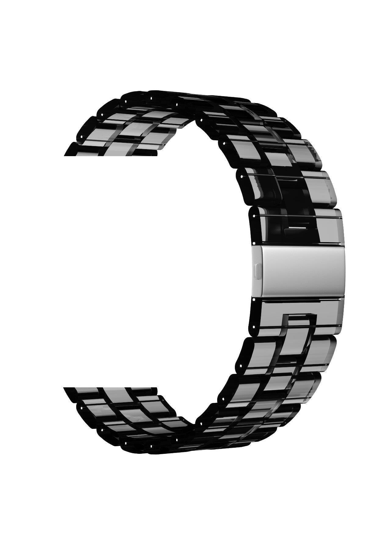AktarMobile Samsung Galaxy Watch 4 Classic 42 / 46 Mm Uyumlu Kordon Renkli Şeffaf Kayış Plastik Kordon