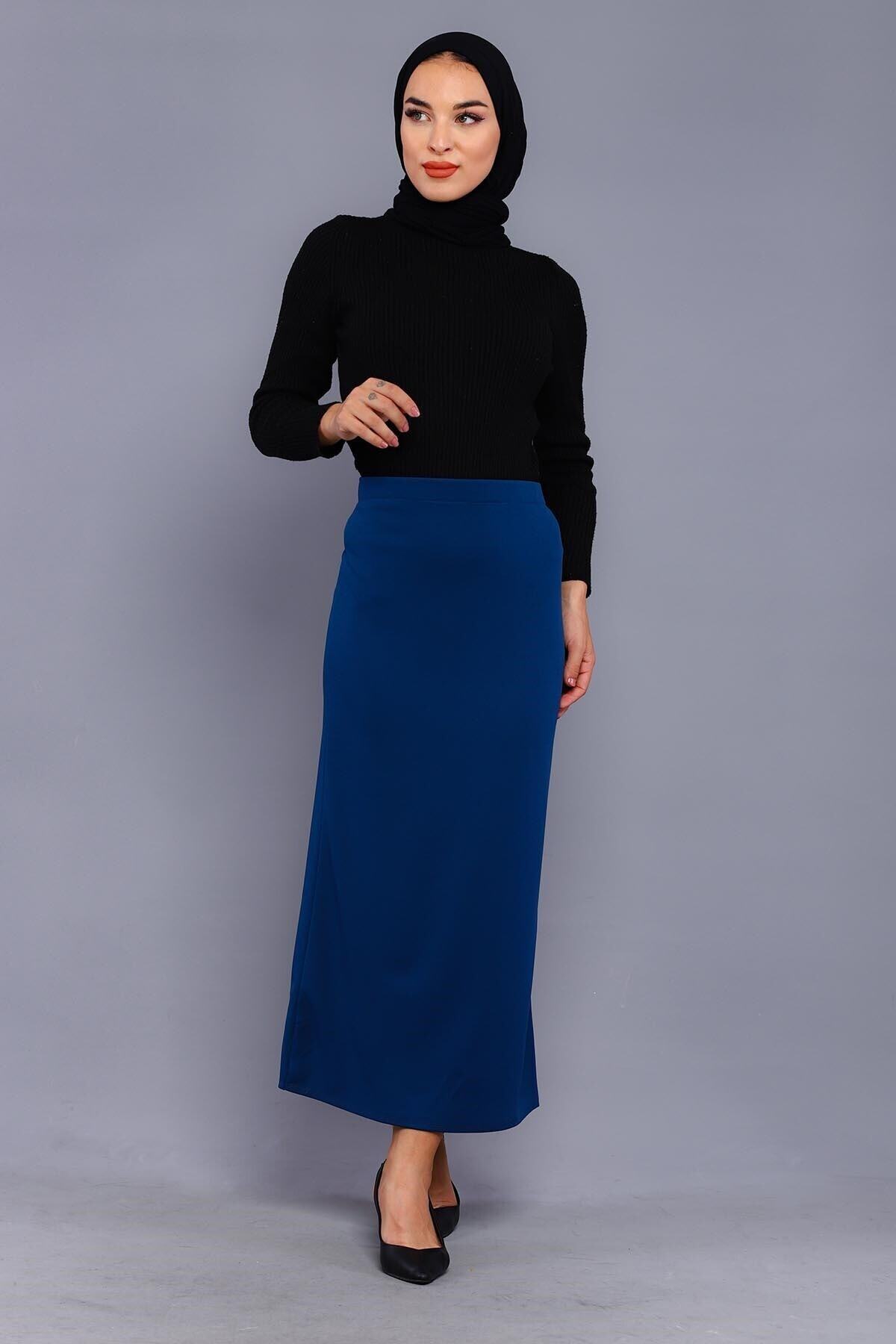 nurneva Uzun Model Kalem Etek Petrol