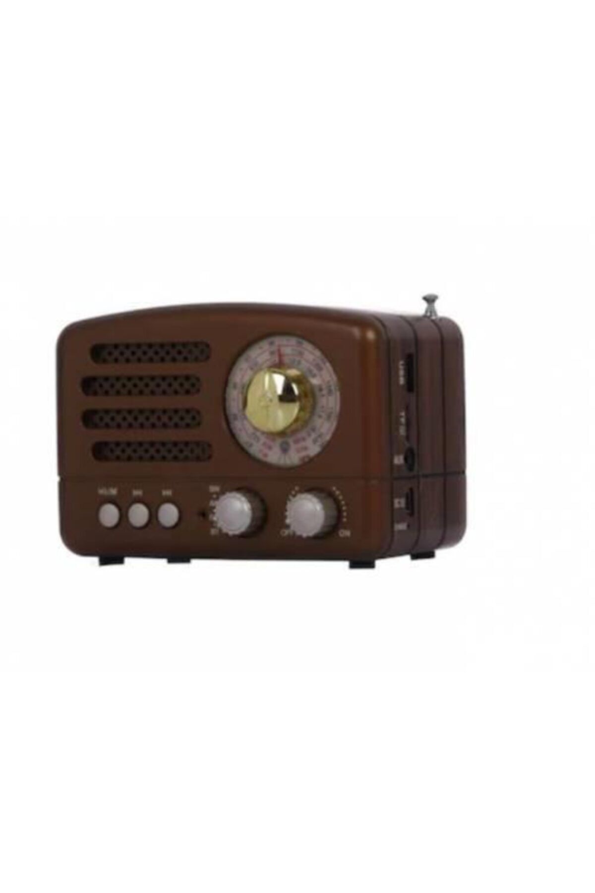 İKON MARKET Nostaljik Retro Fm Usb Radyo Bluetooth