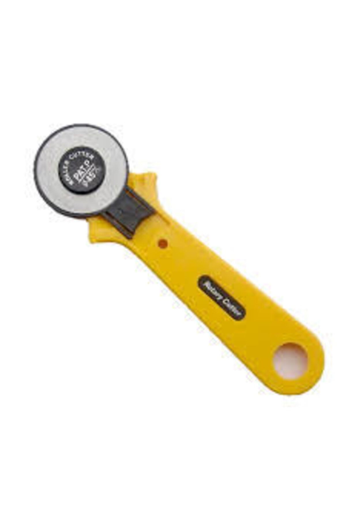 Kırkyama Patchwork Home Sarı Kırkyama Patchwork Makası Bıçağı Döner Rulet Bıçak Elişi 45mm